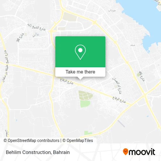 Behlim Construction map