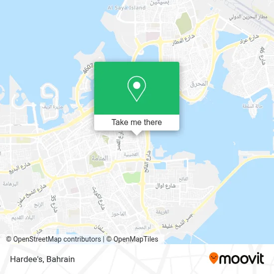 Hardee's map