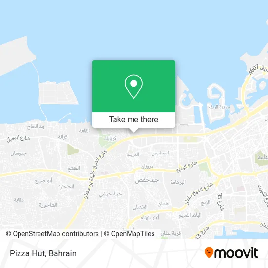 Pizza Hut map