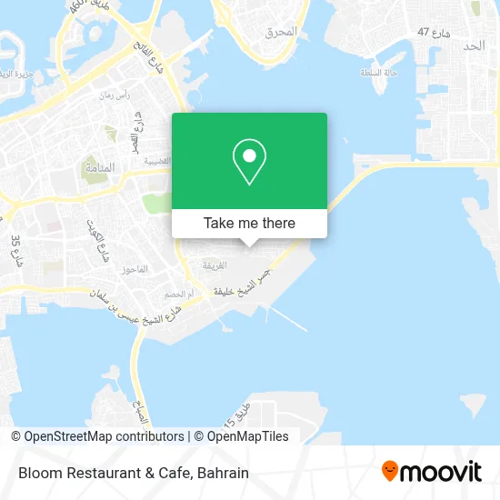Bloom Restaurant & Cafe map