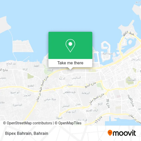Bipex Bahrain map