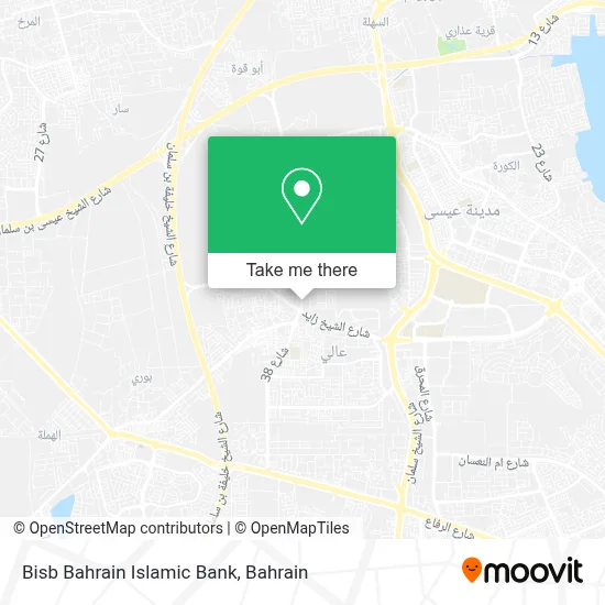 Bisb Bahrain Islamic Bank map