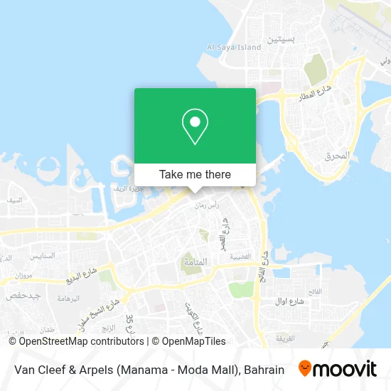 Van Cleef & Arpels (Manama - Moda Mall) map