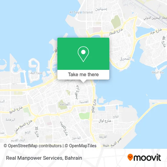 Real Manpower Services map