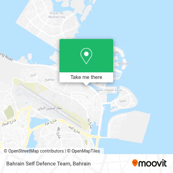 Bahrain Self Defence Team map
