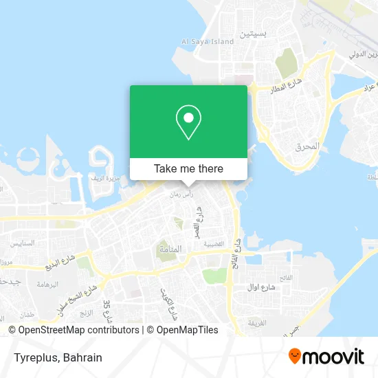 Tyreplus map