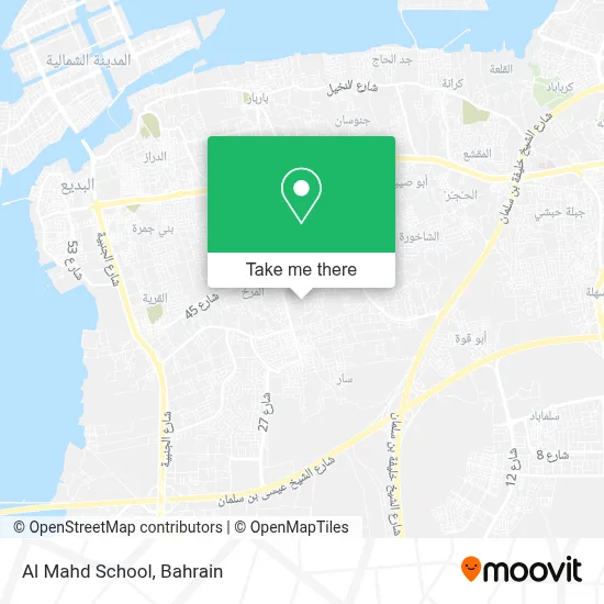 Al Mahd School map