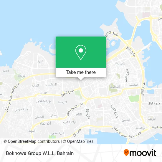 Bokhowa Group W.L.L map