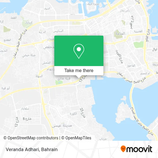 Veranda Adhari map