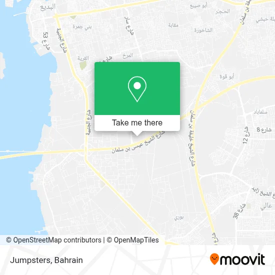 Jumpsters map