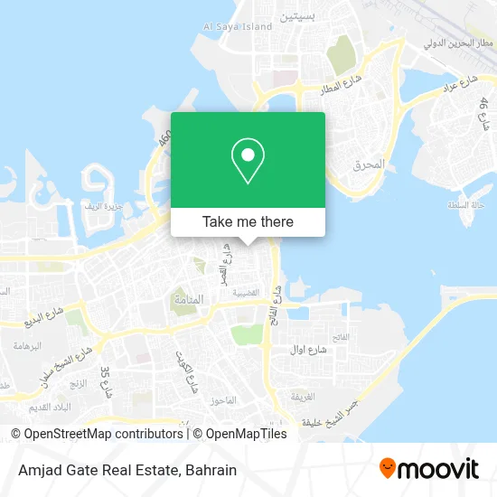 Amjad Gate Real Estate map