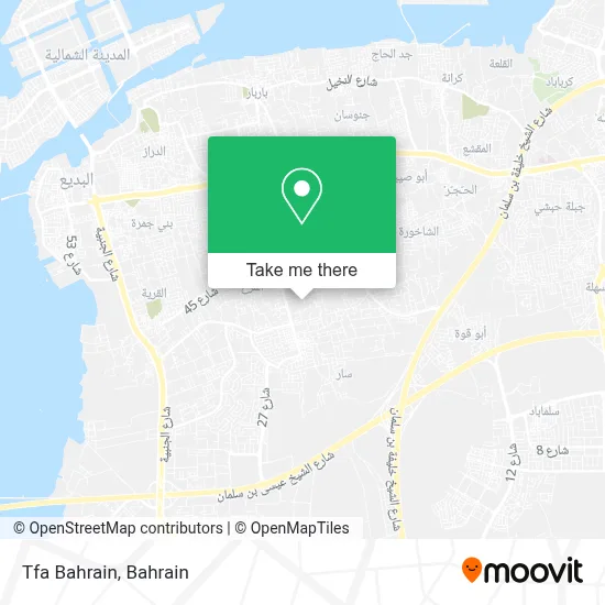 Tfa Bahrain map