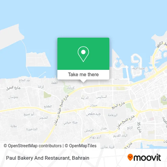 Paul Bakery And Restaurant map