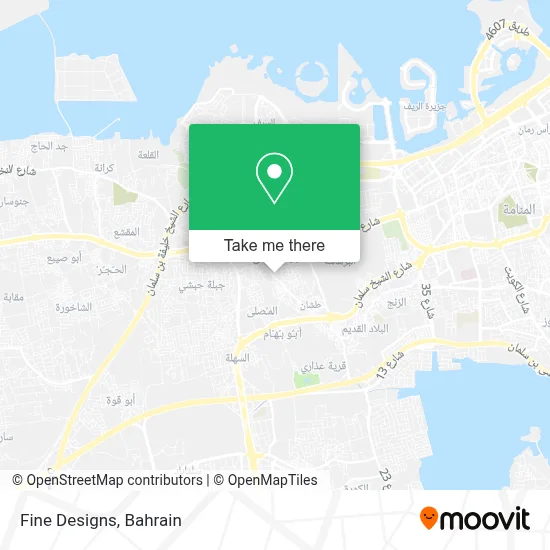 Fine Designs map