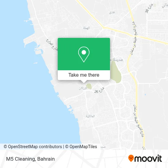 M5 Cleaning map