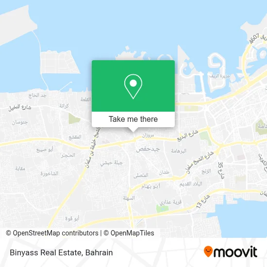 Binyass Real Estate map