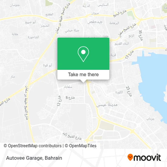 Autovee Garage map