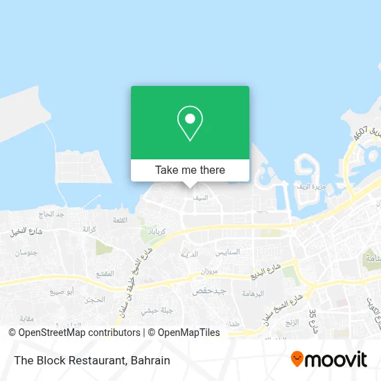 The Block Restaurant map