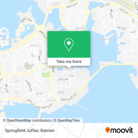 Springfield Juffair map