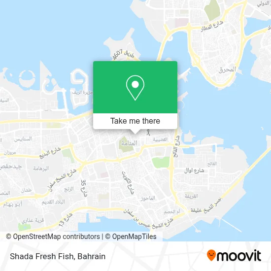 Shada Fresh Fish map
