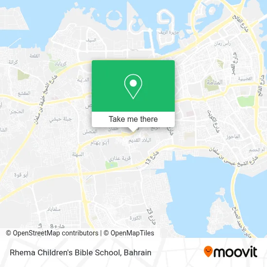 Rhema Children's Bible School map