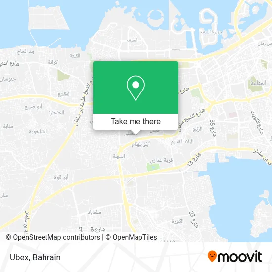 Ubex map