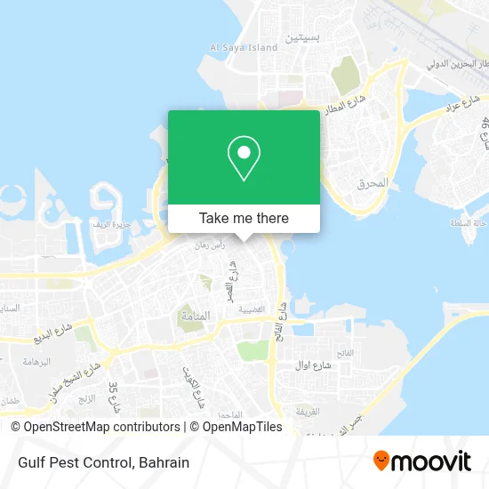 Gulf Pest Control map
