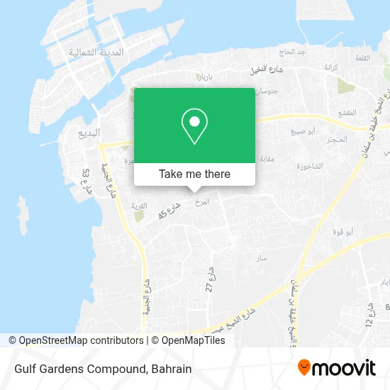 Gulf Gardens Compound map