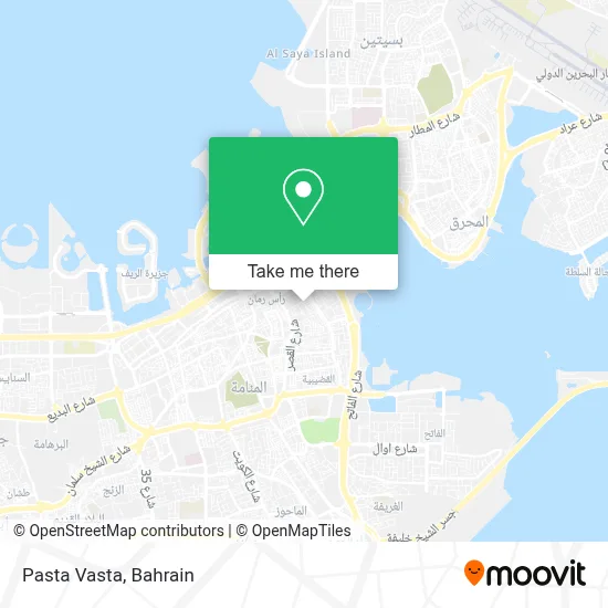 Pasta Vasta map