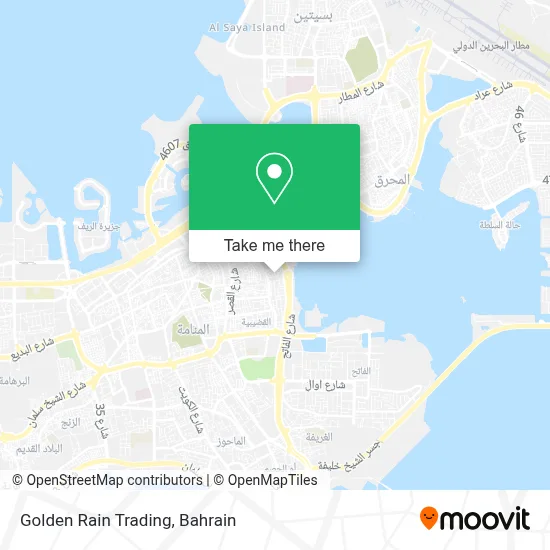 Golden Rain Trading map