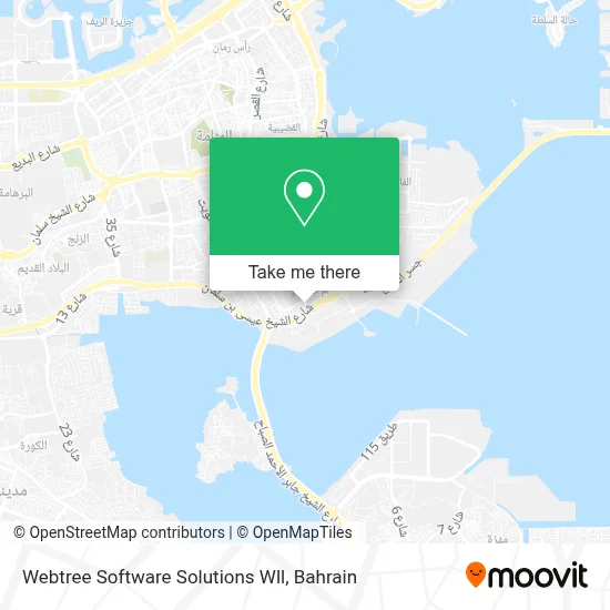 Webtree Software Solutions Wll map