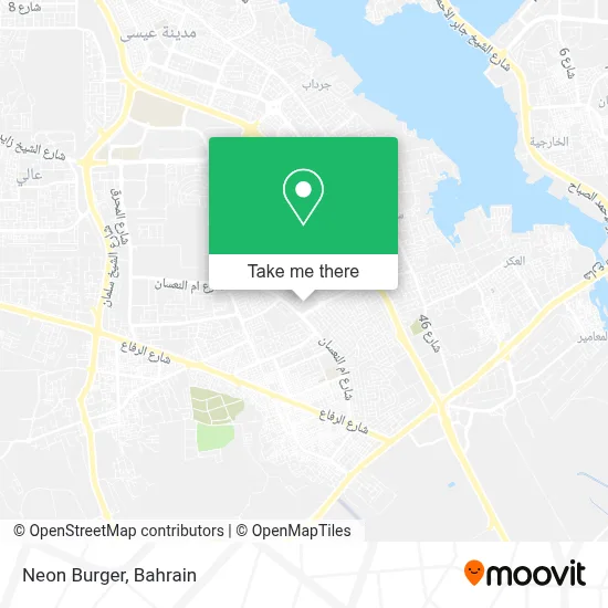 Neon Burger map