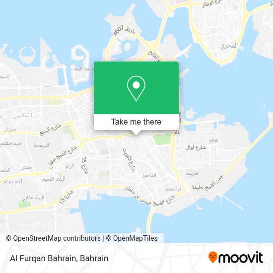 Al Furqan Bahrain map