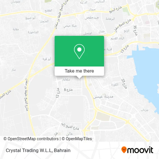 Crystal Trading W.L.L map