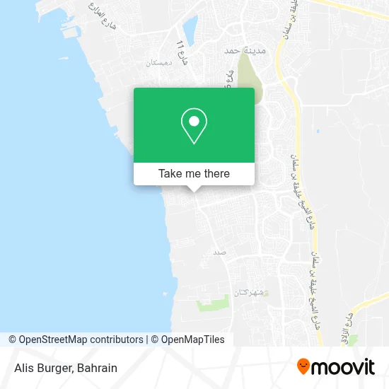 Alis Burger map