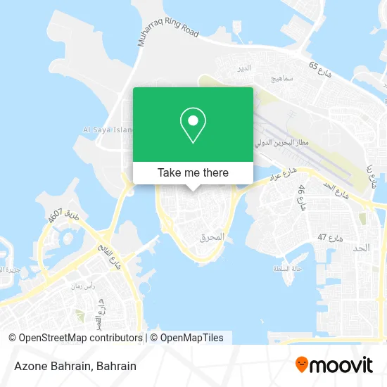Azone Bahrain map