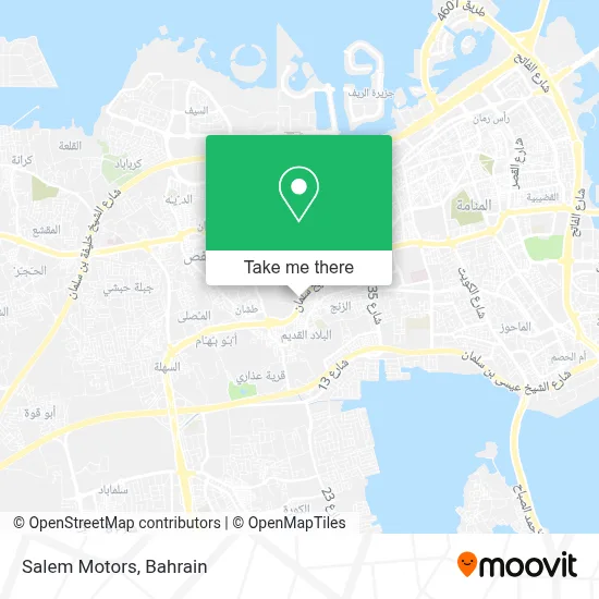 Salem Motors map