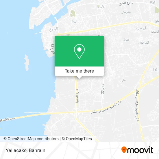 Yallacake map