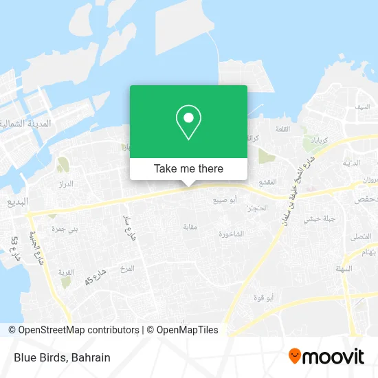 Blue Birds map