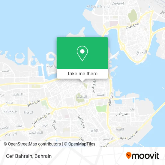 Cef Bahrain map
