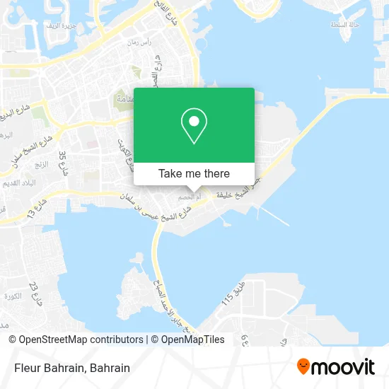 Fleur Bahrain map