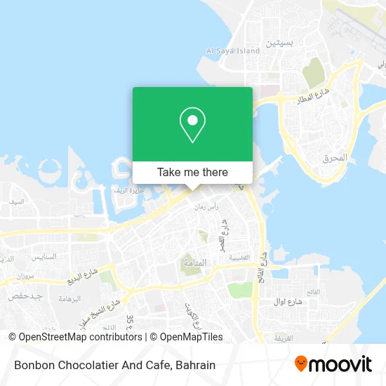 Bonbon Chocolatier And Cafe map