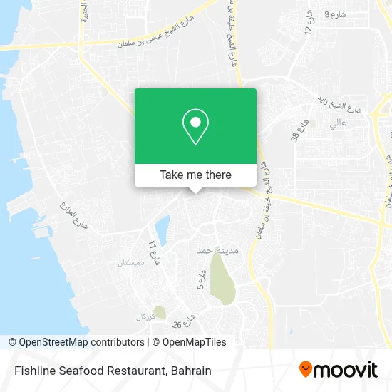 Fishline Seafood Restaurant map
