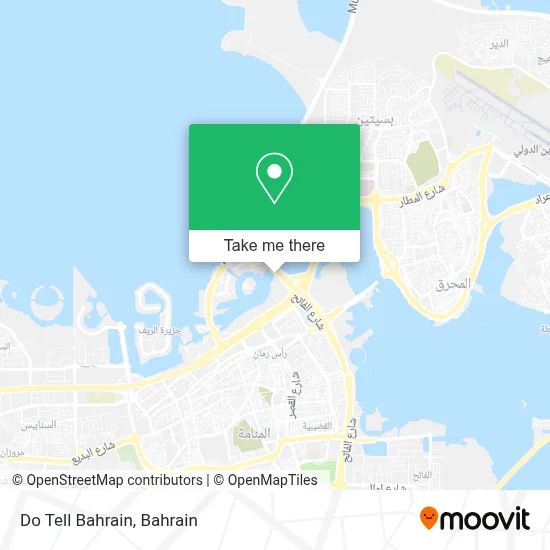 Do Tell Bahrain map