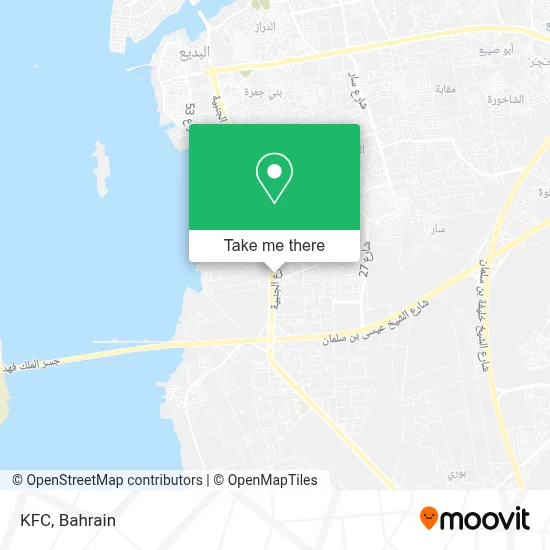 KFC map