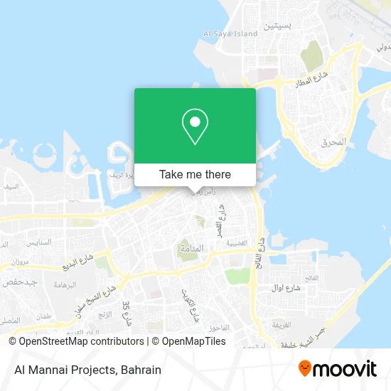 Al Mannai Projects map