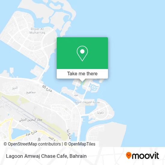 Lagoon Amwaj Chase Cafe map
