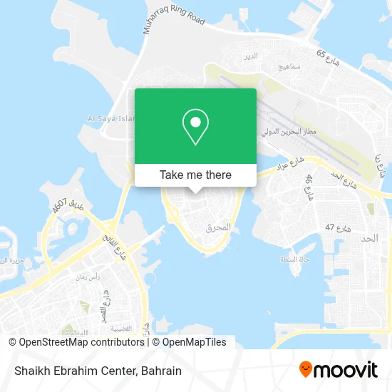 Shaikh Ebrahim Center map