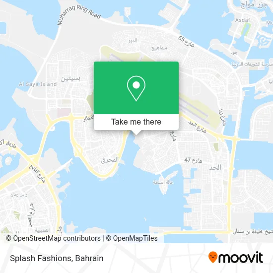 Splash Fashions map