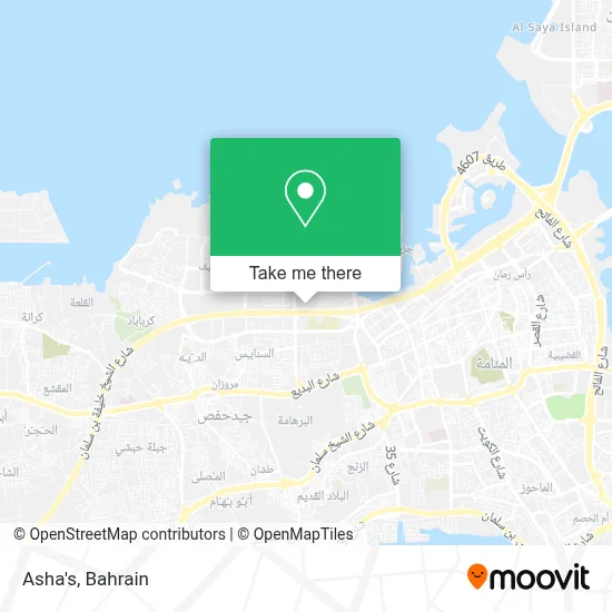 Asha's map